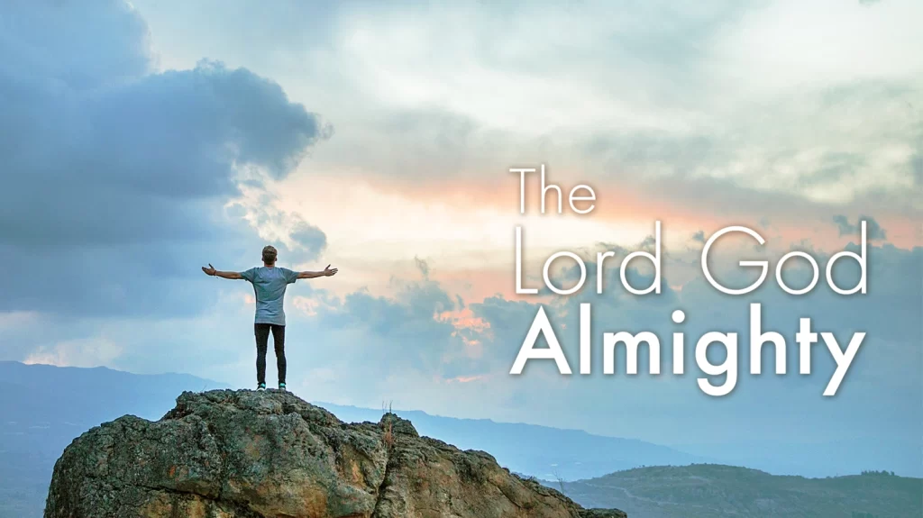 My God, Almighty God!